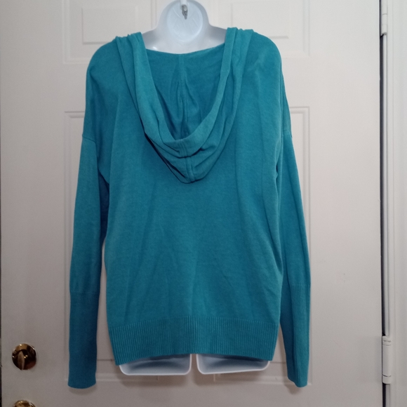 Cabi Turquoise Blue Hop To Hoodie with Kangaroo Pocket. Size L. 🆕 - Picture 10 of 12